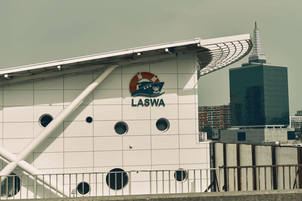 The LASWA ferry terminal building in Lagos